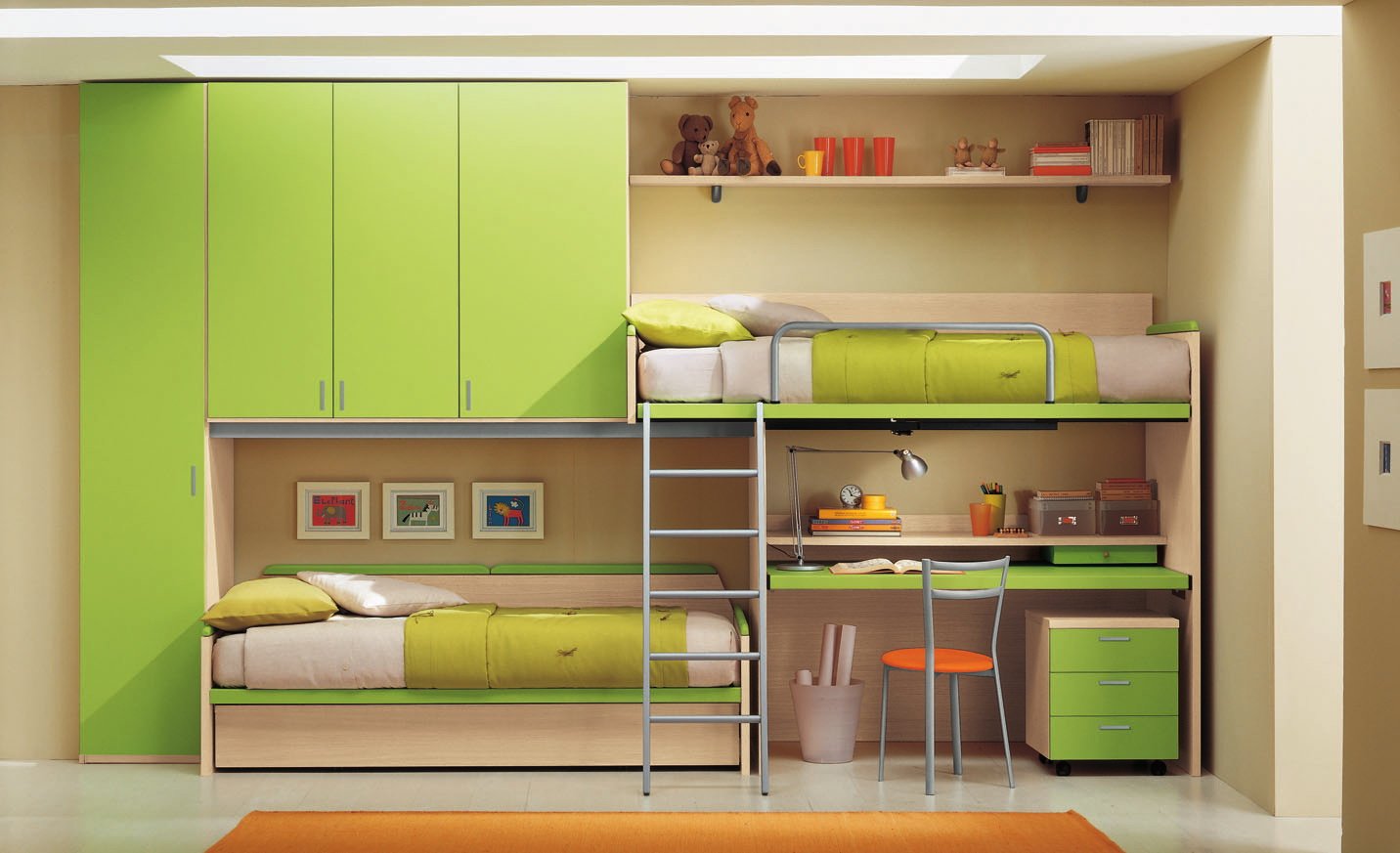 green-theme-teen-loft-bedroom-idea green theme teen loft bedroom idea