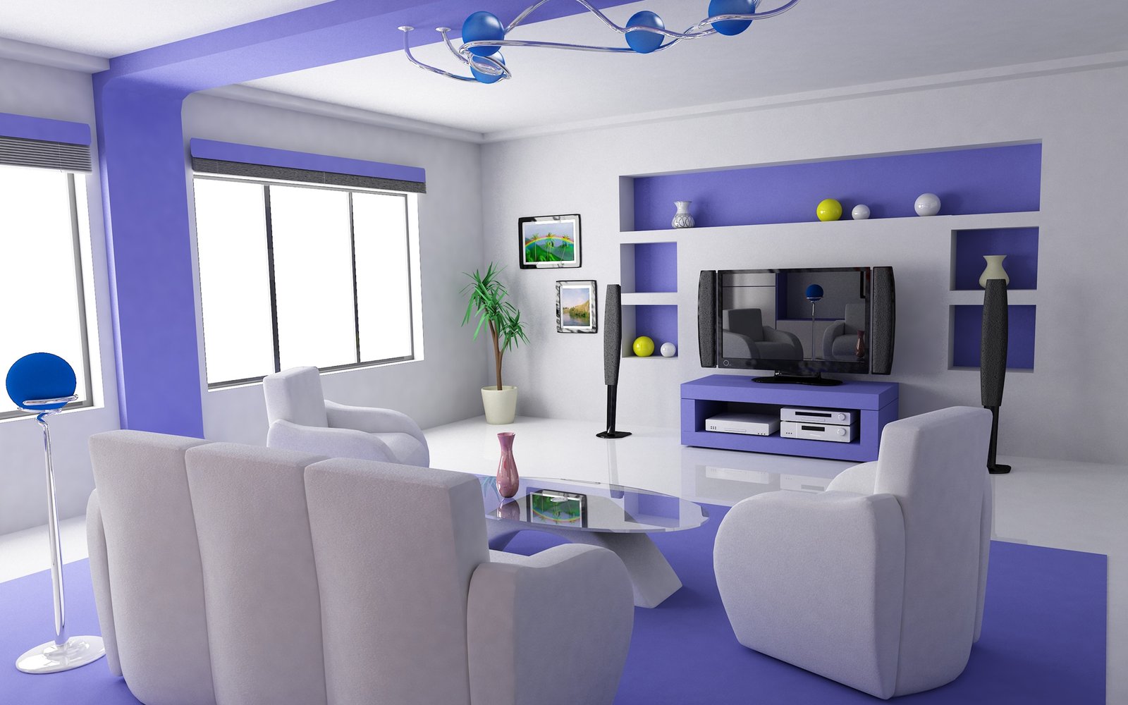 purple-drwaing-room-interior-idea purple drwaing room interior idea