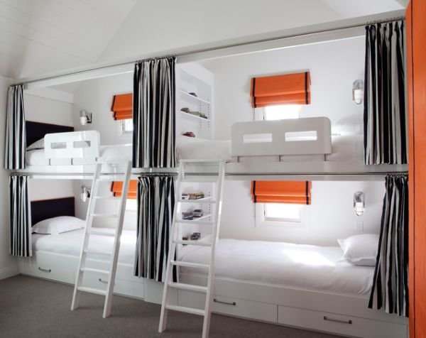 white-bunk-beds Double sized bunk beds – advantages and disadvantages