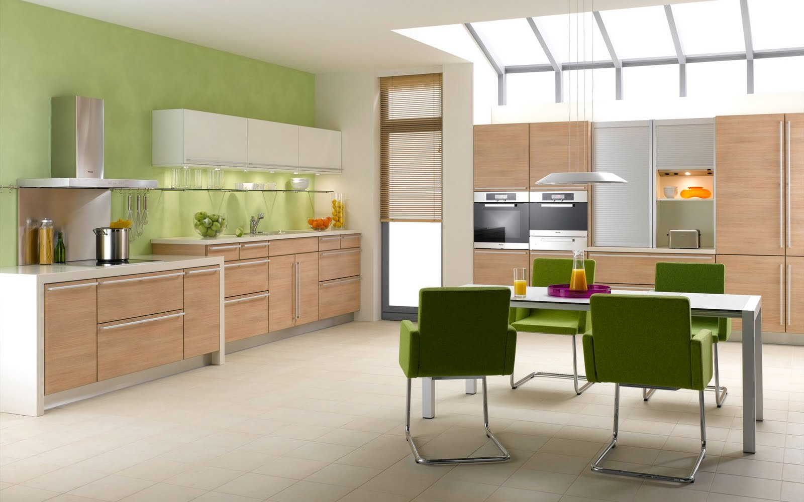 kitchen-pastel-color-scheme Kitchen Design Options to Give Clean Look