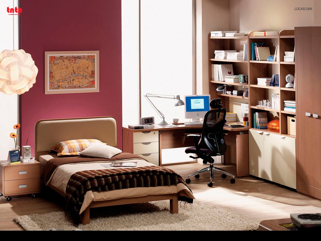 Oak-Teen-Room-Idea Oak Teen Room Idea