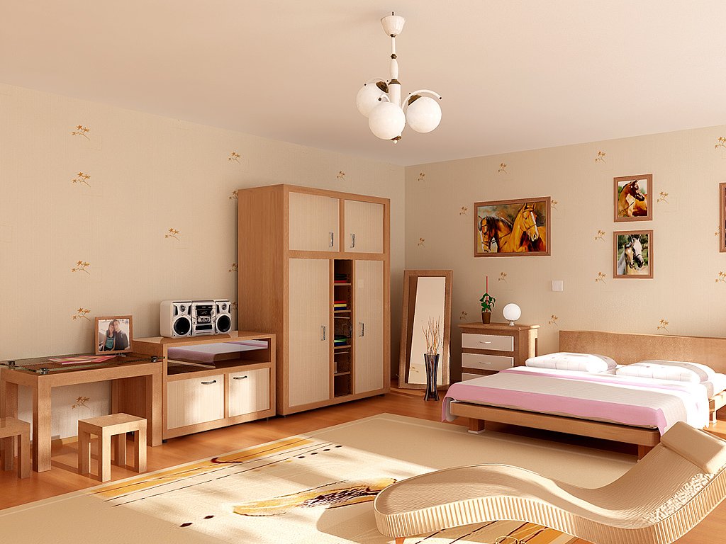 All-Wood-Pink-Kids-Room-Design All Wood Pink Kids Room Design