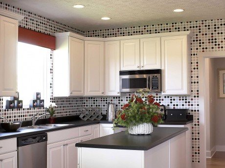 Kitchen Design  Tiles on Dotted Kitchen Tiles Idea   Interior Design Ideas