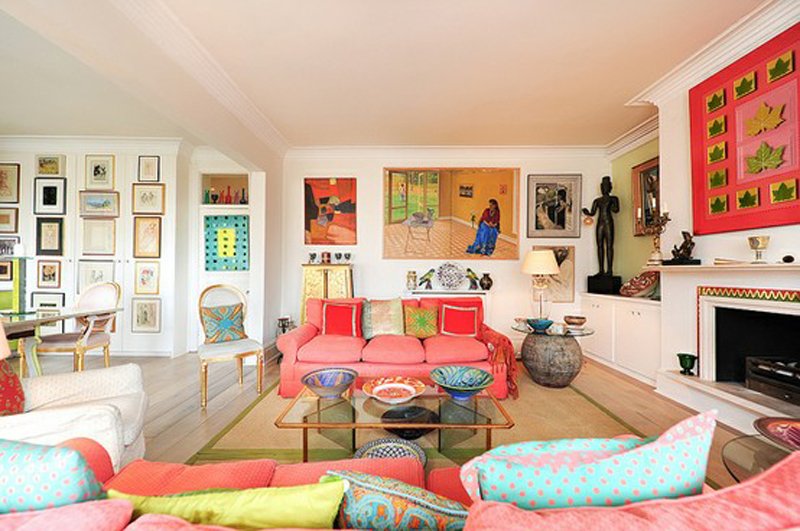 Colorful-Living-Room-decoration Colorful Living Room design Ideas