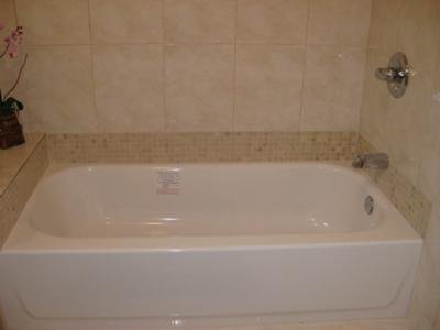 Completed-bathtub-remodel-1 How to have shiny bathtub and tiles?