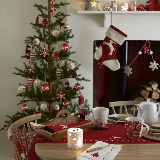 christmas-decorating-ideas-l-9370ce49e032282c How to deck up your dining table for Christmas?