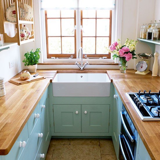 Small-green-and-white-kitchen How to add style in your home?