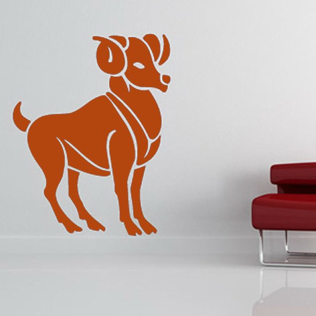 Chinese-Zodiac-Wall-Sticker-Goat-Animal-Mural-Home-Decor-Vinyl-Removable-Aries-Wall-Decal-For-Living.jpg_640x640 Decorating your home according to zodiac sign